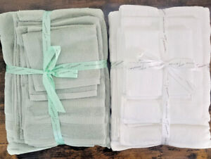 Terrera Bamboo Towel Set, 3pcDesert Sage or 3pcWhite 60% Cotton-Absorbent & Soft
