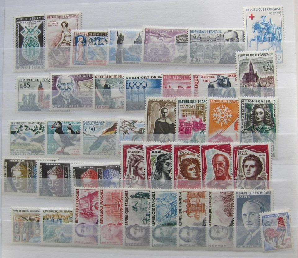 France, 1960's  Collection, 40 stamps, MLH - Image 1 of 1