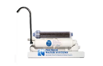 Настольный портативный фильтр для воды обратного осмоса двойной выход питьевой/аквариумный RO - Изображение 1 из 4