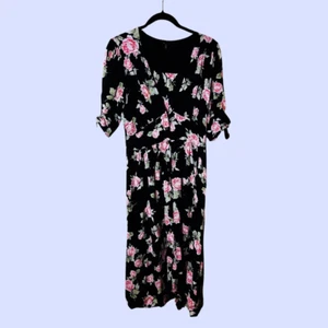 Vestido midi floral para mujer FREE PEOPLE talla pequeña manga corbata romance - Imagen 1 de 6