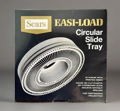 Vintage Sears Easi-Load Circular Slide Tray - Factory Sealed Box. NEW - Image 1 of 4