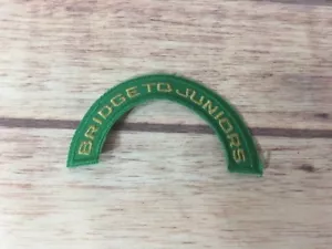 Bridge to Juniors Patch - Vintage Girl Scout - 1977-1987 - Picture 1 of 3