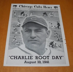1941 Baseball Chicago Cubs News Wrigley Field Schedule Guide Program Newsletter - Picture 1 of 3