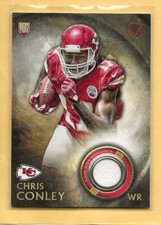 CHRIS CONLEY - 2015 Topps Valor - "Rookie Relic-Jersey" - #VRR-CC - Chiefs