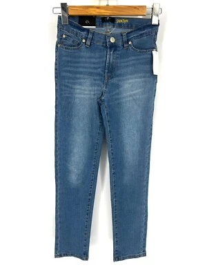 Pantalones de mezclilla 7 for all Mankind para niñas talla 10 Paxtyn ajustados azules elásticos sueño nuevos con etiquetas Foto 1 de 4