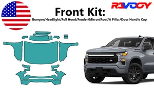 For Chevy Silverado 1500 Custom WT 22-25 Front Paint Protection Film PreCut PPF - Picture 1 of 7