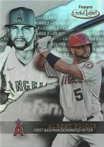 2020 Topps Gold Label Baseball Class 2 #2 Albert Pujols