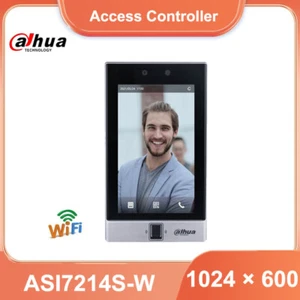 Controlador de acceso reconocimiento facial intercomunicador de video IP WiFi Dahua ASI7214S-W 7" - Imagen 1 de 7