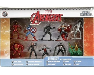 ACTION FIGURE MULTIPACK ESCLUSIVO MARVEL AVENGERS NANO MELTALFIGS JADA 2017 - Imagen 1 de 2