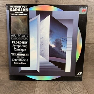 Herbert Von Karajan LaserDisc Tchaikovsky Piano Concerto No 1 - Picture 1 of 5