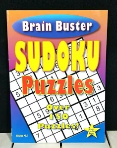SUDOKU Puzzle Books Brain Buster Puzzle Book Game Number Puzzle Math Game - Imagen 1 de 1