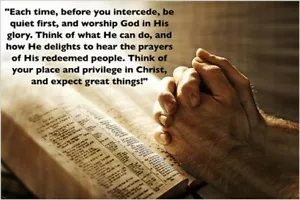 CHRISTIAN MESSAGE collectors poster WORSHIP GOD prayers redemption 20x30 NEW - Picture 1 of 3