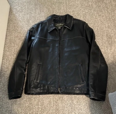 Eddie Bauer Men's Leather Jacket Size Large - Image 1 of 2