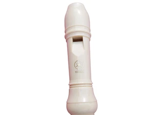 Yamaha YR 24B Soprano Recorder Plastic White Ready to Play Student Model - Picture 1 of 5