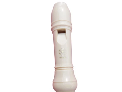 Yamaha YR 24B Soprano Recorder Plastic White Ready to Play Student Model - Image 1 of 4