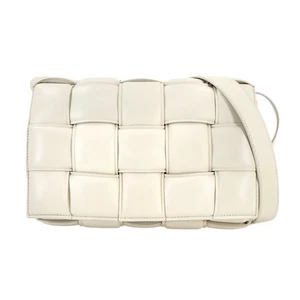 BOTTEGA VENETA Intrecciato Padded Cassette Shoulder Bag White 591970 90293331 - Picture 1 of 10
