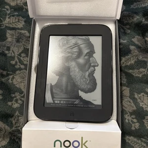 Barnes Noble Nook BNRV300 Simple Touch 6” Tablet Reader - Tested in Box - Picture 1 of 5
