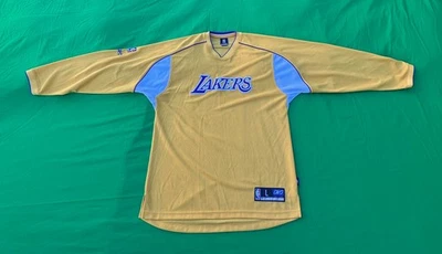 Vintage Reebok NBA Los Angeles Lakers Men's Long Sleeve Shirt Size L. - Image 1 of 4