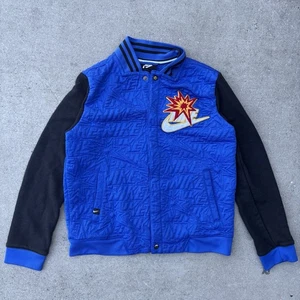 Nike Jacket Blue Boys Loose Fit Nice Combination Colors Size Large Kids - Picture 1 of 5