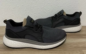 Skechers Men’s Relaxed Fit Lancer Dalton Sneaker 210986-BKGY Black Gray Sz 9.5 - Picture 1 of 10