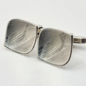 Sterling Silver Cufflinks Art Deco or Retro VTG Antique 8 gr Men Birthday Gift - Picture 1 of 12