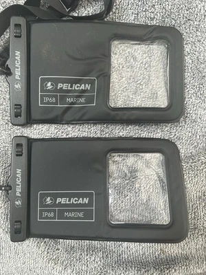 Pelican Marine Series IP68 Waterproof Floating Protection Phone Pouch **LOT of 2 - Image 1 of 4