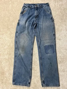 Carhartt Jeans Herren 30x34 Blau Denim B13 DPS Workwear Distressed Malerhose - Bild 1 von 13