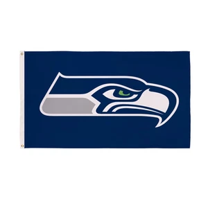 3'x5' Single Sided Flag w/ 2 Grommets, Seattle Seahawks,173827 - Picture 1 of 2
