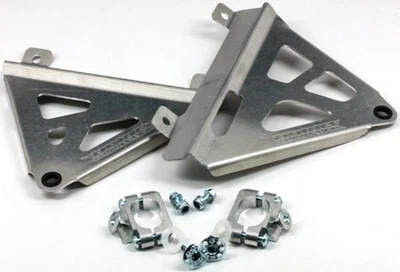 Works Connection Radiator Brace - Silver Motorcycle Dirt Bike 18-777 1901-0702 - Image 1 of 4