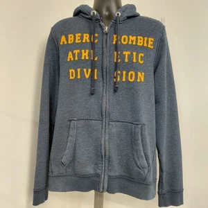 Abercrombie Fitch Jacke Herren Gr. XL blau Hoodie Athletic Division Muscle*lesen  - Bild 1 von 24