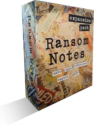Ransom Notes Expansion Pack One - The Ridiculous Word Magnet Party Game, 3+ Pla