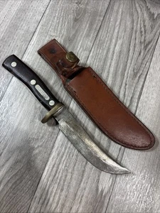 Knife Oldtimer Schrade 165 Usa W/Original Sheath very nice (A149) - Picture 1 of 24