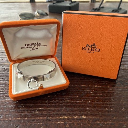 HERMÈS Bracciale HERMES Collier De Chien in argento sterling