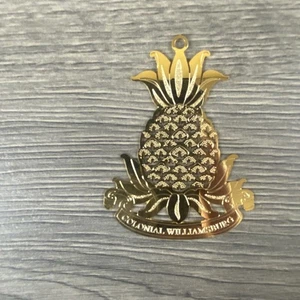 Colonial Williamsburg Christmas Ornament The Pineapple 2003 - Picture 1 of 7