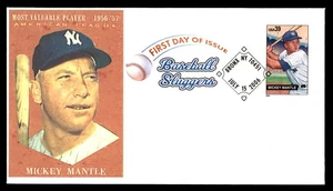 MayfairStamps US FDC 2006 New York Mickey Mantle Baseball Sluggers Bronx First D - Picture 1 of 2
