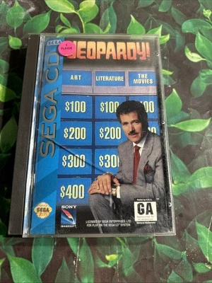 JEOPARDY! SEGA CD Game in Case with Manual - Image 1 of 4