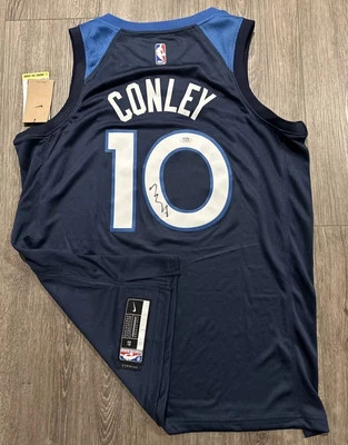 Mike Conley Signed Autographed Minnesota Timberwolves Jersey PSA COA - Image 1 of 3