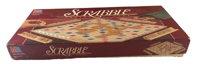 Scrabble - Crossword Board Game - Milton Bradley #4024 - Vintage 1989 Complete - Image 1 of 4