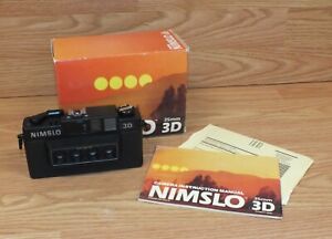 Genuine Vintage Nimslo 3D 35mm Collectible Camera in Box With Insert *READ*
