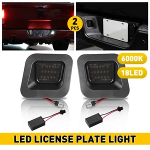 White License Plate Lights Fit 2010-18 RAM 1500 2500 3500 2019 RAM 1500 CLASSIC - Picture 1 of 16