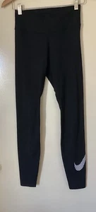 WOMENS NIKE DRI-FIT BLACK PANTS SIZE S - Imagen 1 de 5
