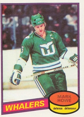 1980-81 O-Pee-Chee Mark Howe Hartford Whalers #160 - Image 1 of 2
