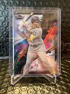 2024 Topps Finest - Refractor - #90 Manny Machado - Padres - Picture 1 of 2
