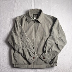 VTG Rainforest Green Full Zip Long Sleeve Jacket Casual Men's XL * - Picture 1 of 7