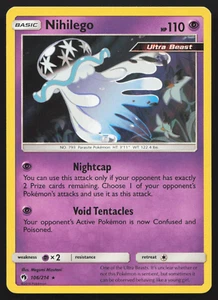 Nihilego 106/214 Sun & Moon Lost Thunder Holo Rare Near Mint Pokemon Card - Picture 1 of 2