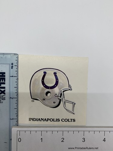 One Vintage Indianapolis Colts NFL Sticker - New, Not Used | eBay