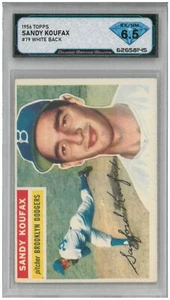 1956 Topps SANDY KOUFAX #79 White Back 💎 DSG 6.5 EX/NM - Picture 1 of 2