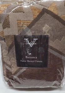 NEW Vohann Cotton Fabric MONTANA rustic Barranca 70x72 Shower Curtain - Picture 1 of 2