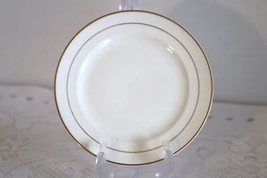 POPE GOSSER JANE 3420 Gold Trim & Verge 6 1/4"d Bread Butter Plates Set of 3 - Picture 1 of 3