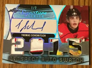 Thomas Schemitsch 2015 Leaf SICK 6 COLOR AUTO!!! #1/2 - Malmo Redhawks